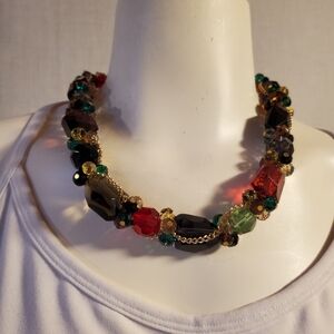 Vintage Glass‎ Bead Necklace